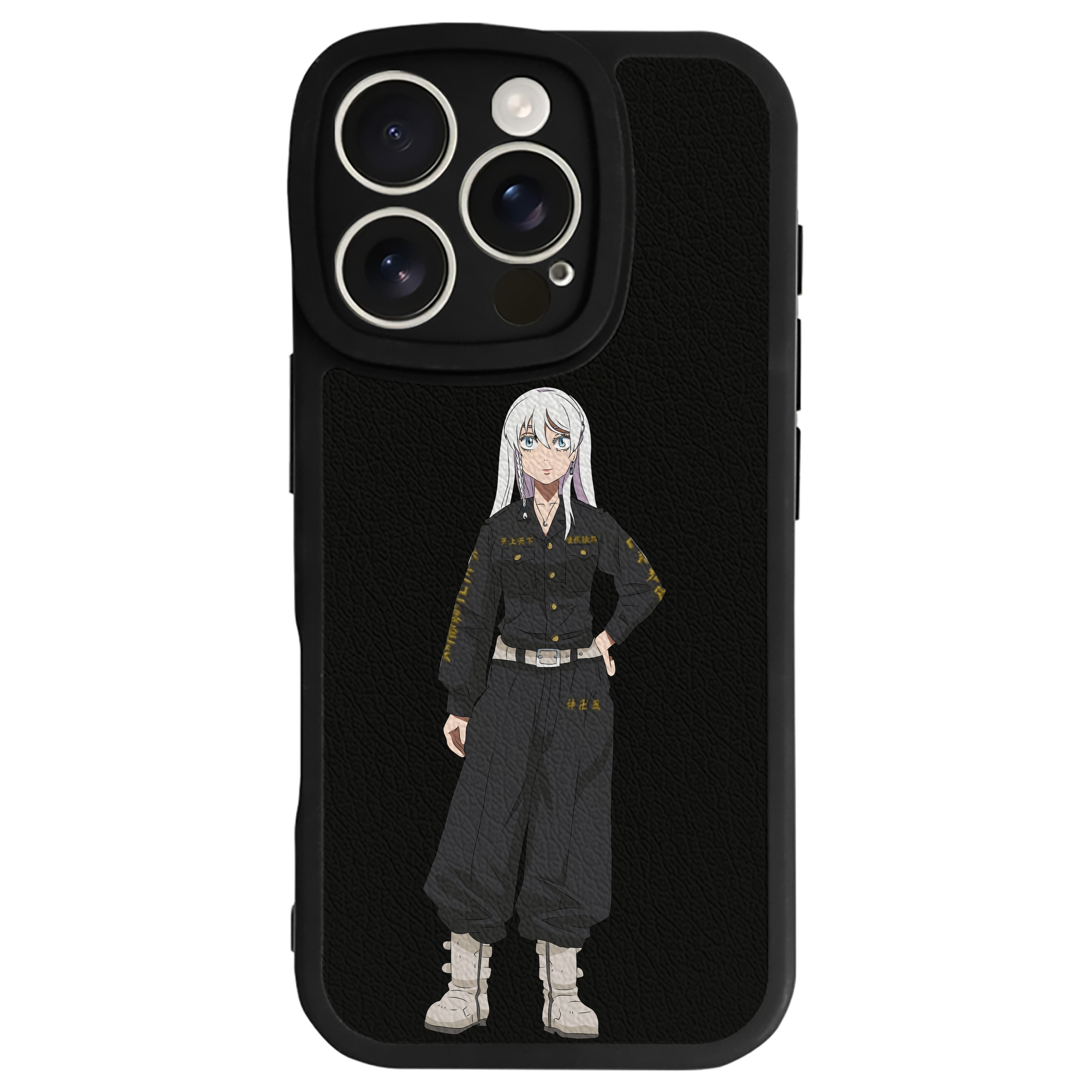 （画像用） 東京リベンジャーズ Tokyo Revengers 【iPhone 16シリーズ対応】シリコンスマホケース（レザー調） 材質：シリコン
